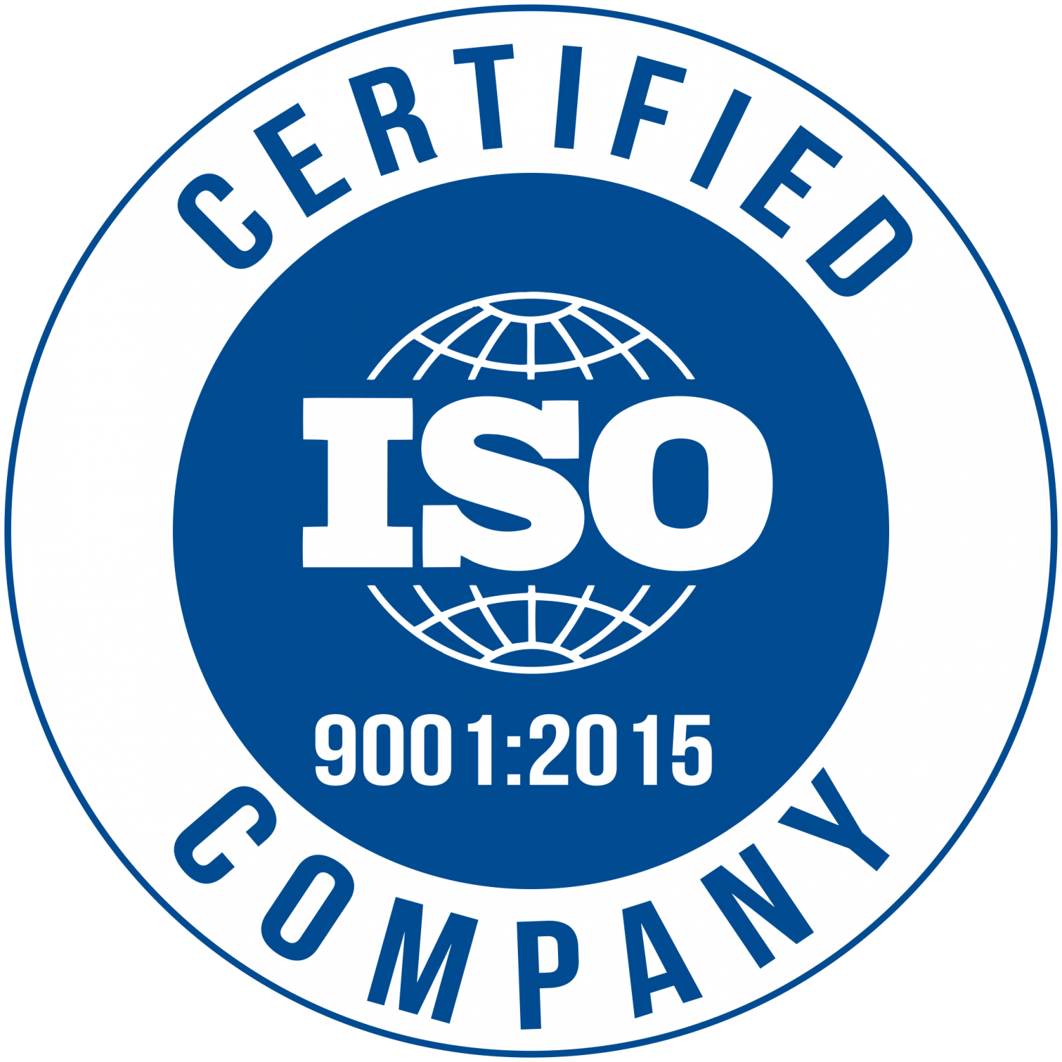 Selo de Certificação de Qualidade Iso 900.