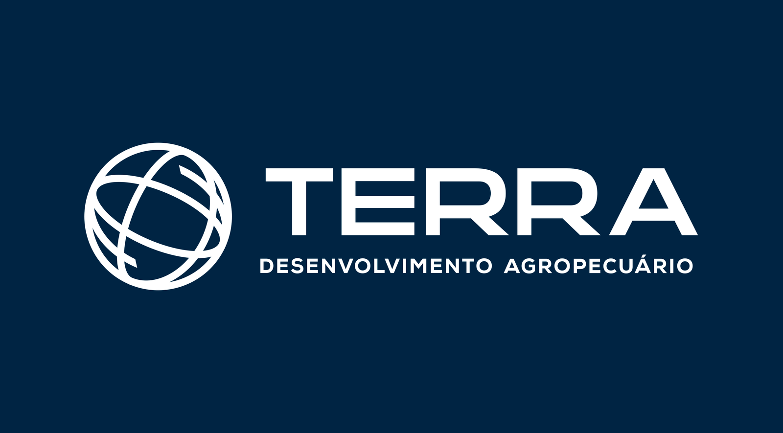 Logo Terra Fundo Azul